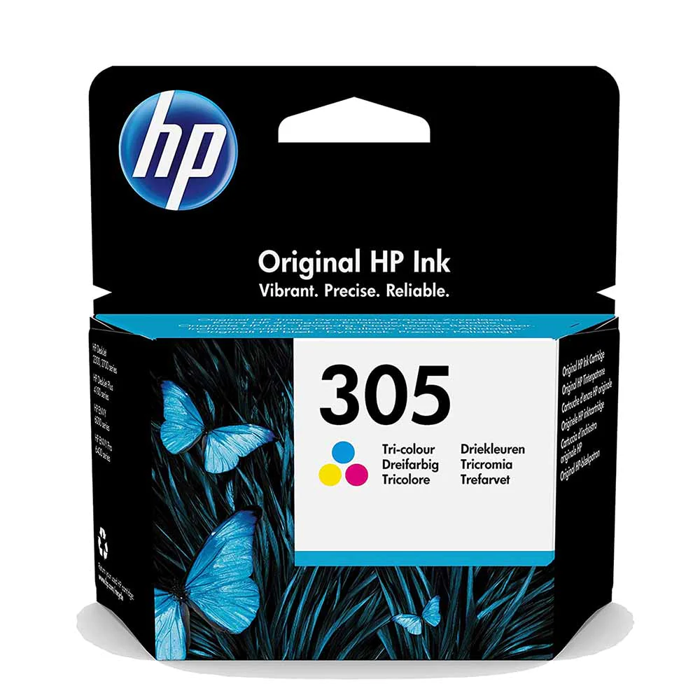 HP 305 Tri-color Original Ink Cartridge (3YM60AE)