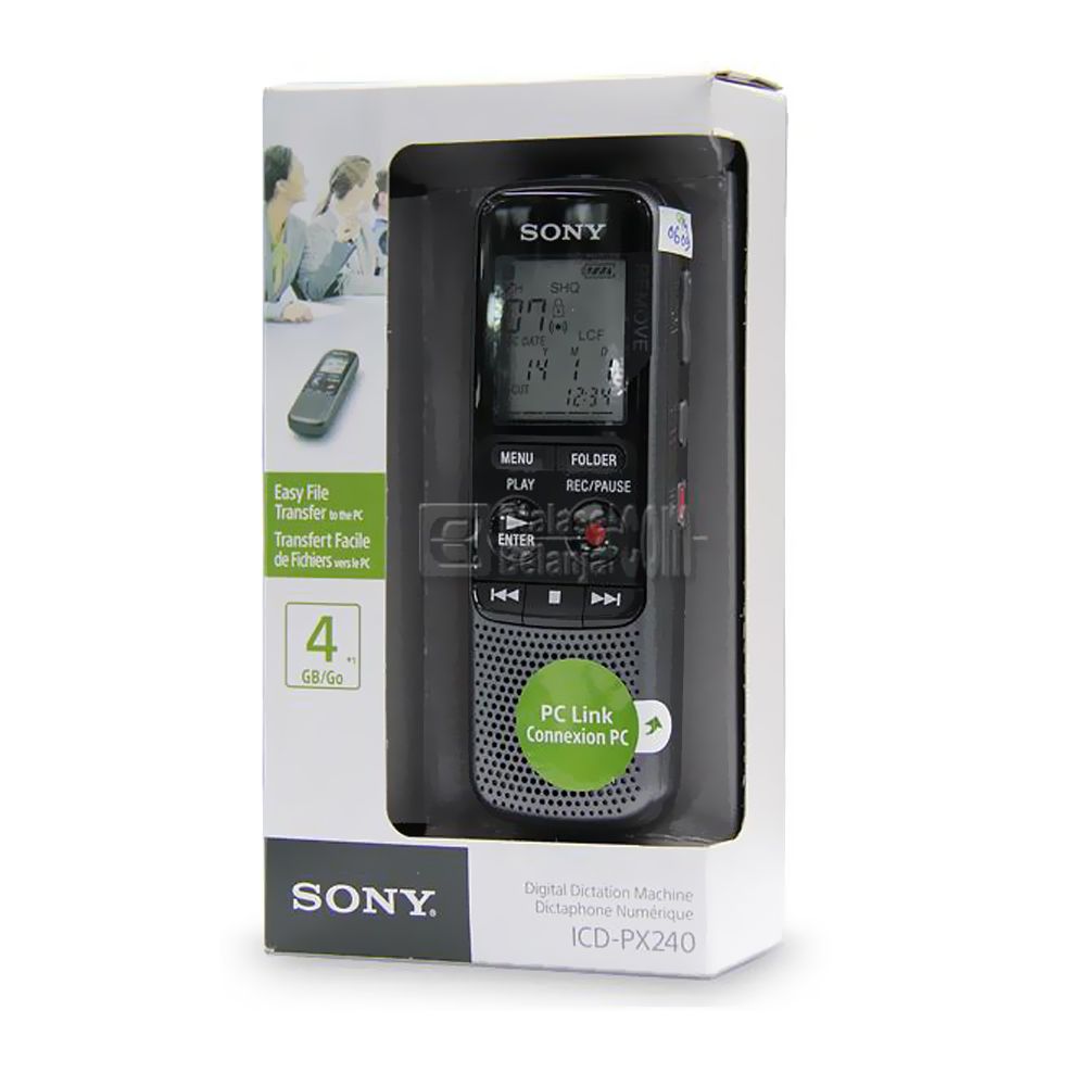 Sony PX240 Mono 4GB Digital Voice Recorder PX Series